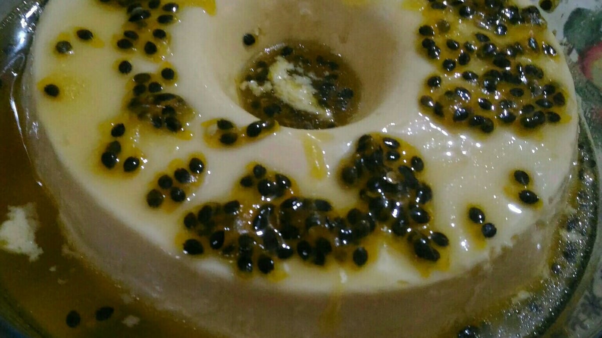Pudim de maracujá