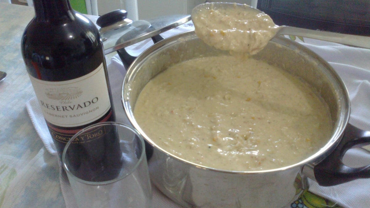 Creme de frango