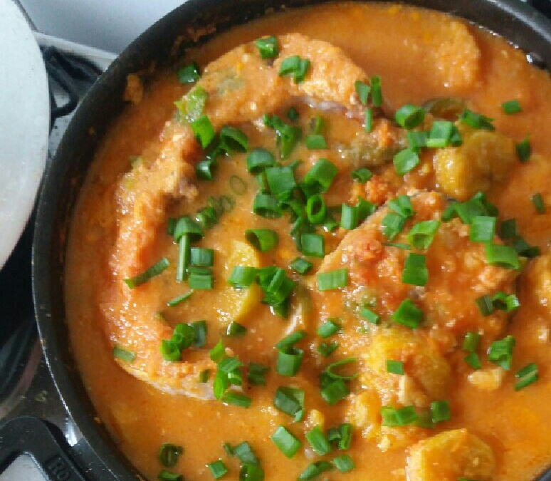 Moqueca de peixe com banana