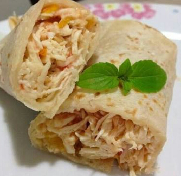 Crepioca recheada fit