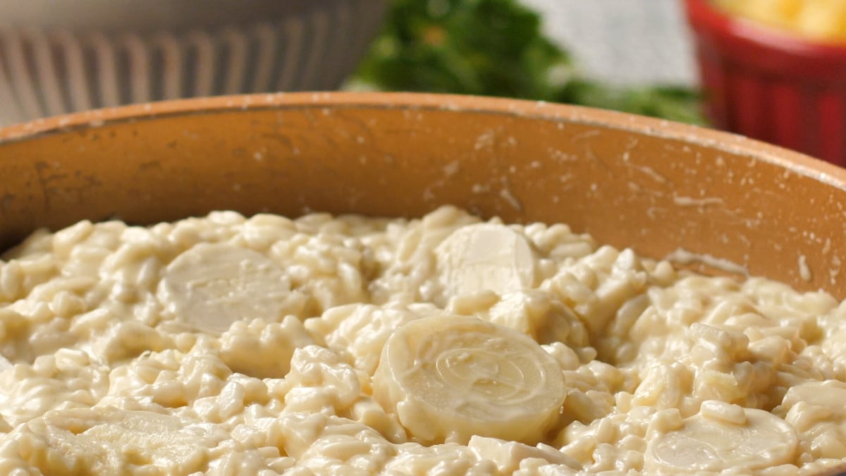 Risoto de palmito
