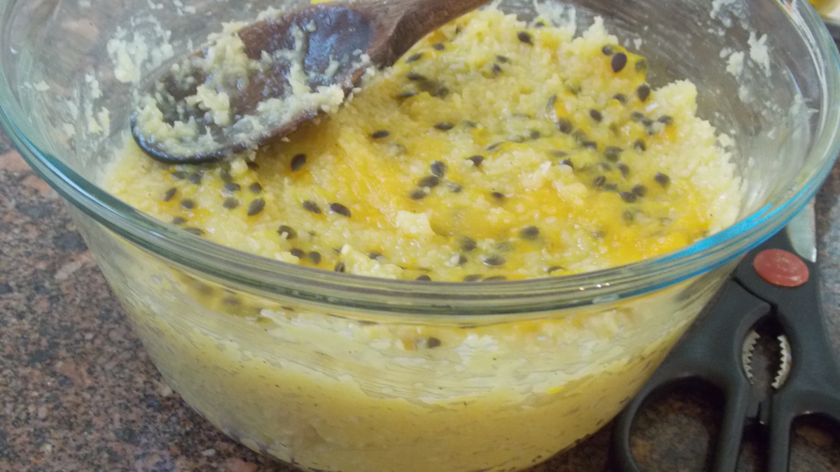 Cocada mole de maracujá