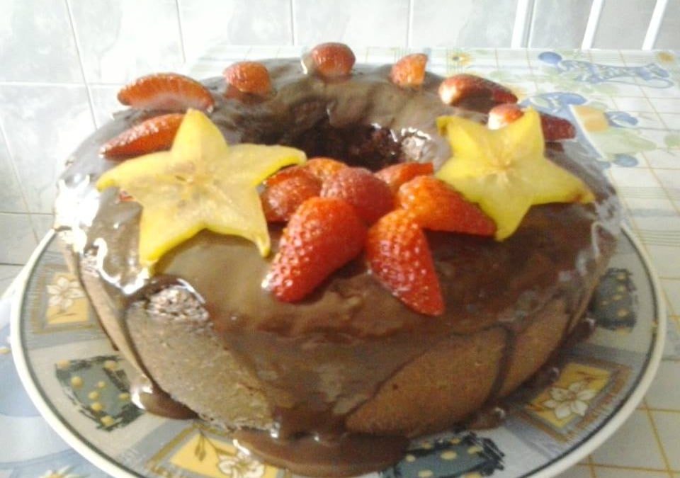 Bolo econômico de chocolate