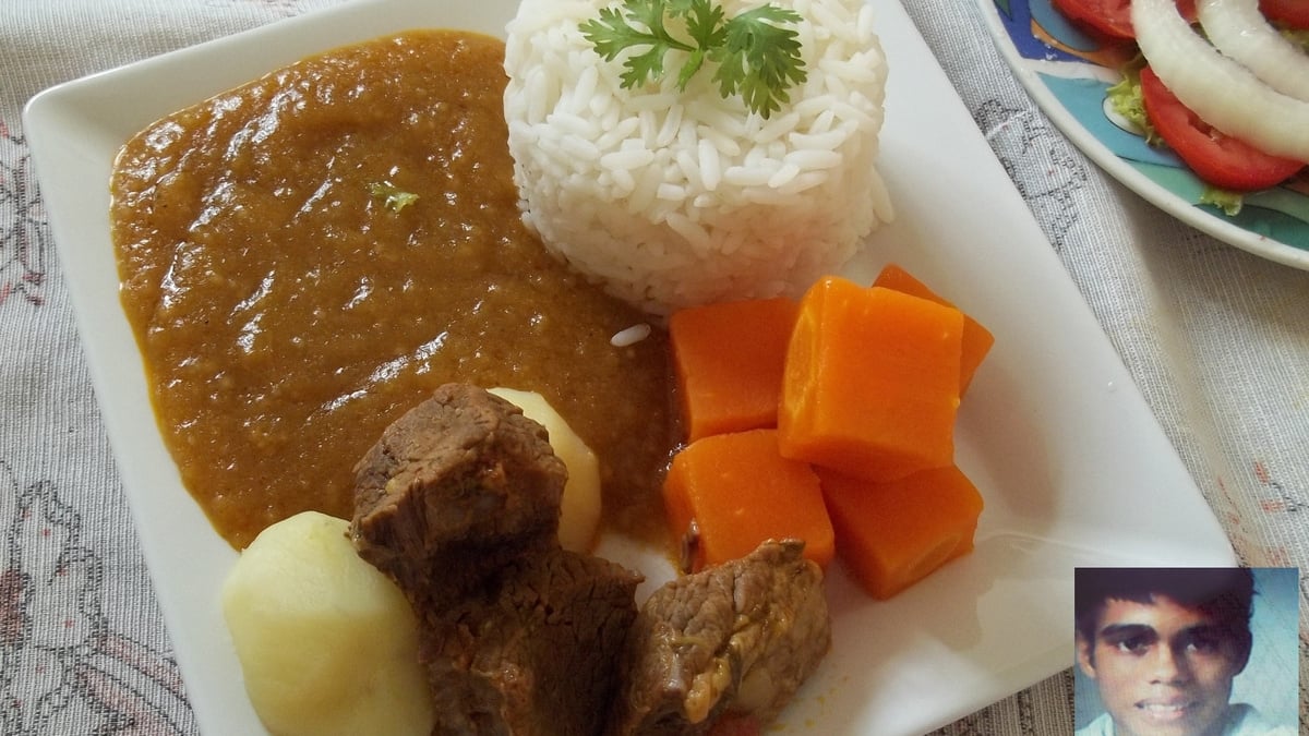 Pirão de carne