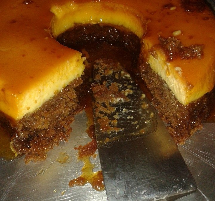 Bolo pudim de laranja