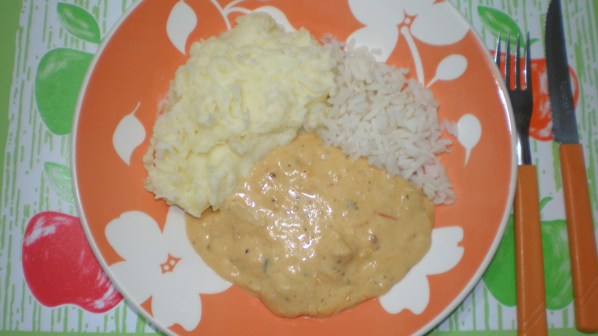 Frango com requeijão