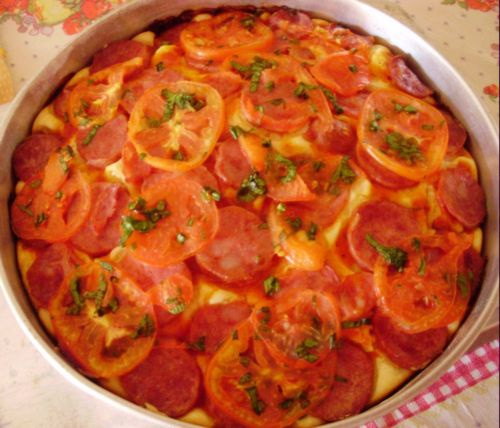 Torta de calabresa deliciosa