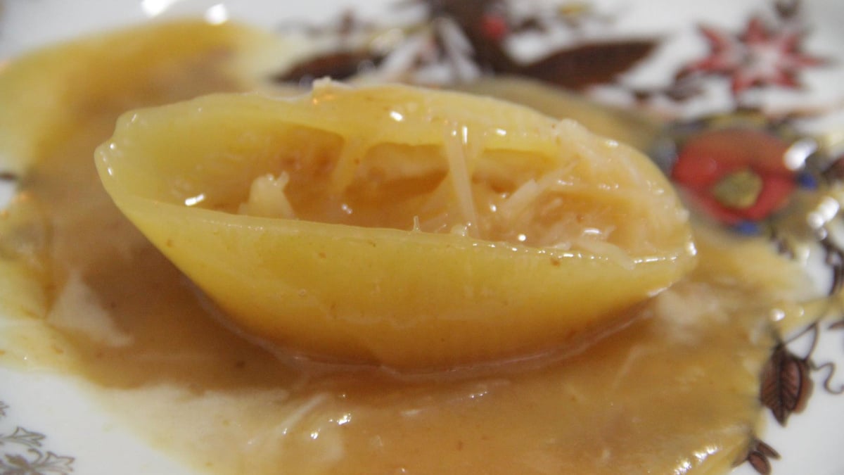 Conchiglione com coco