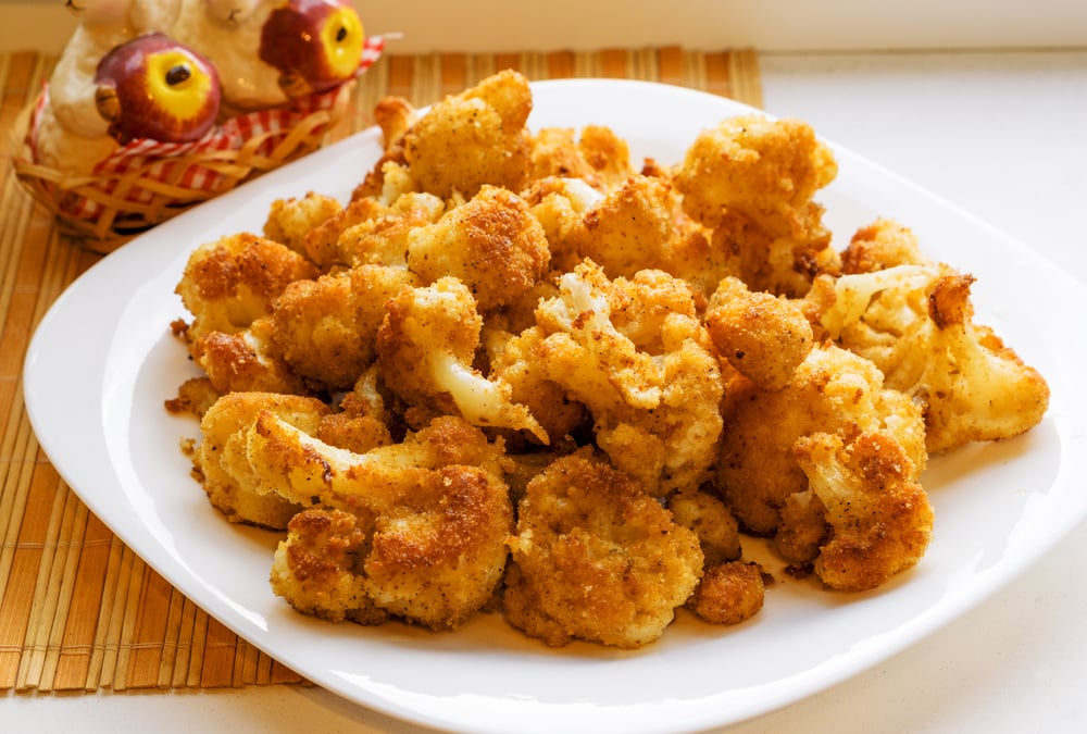 Couve-Flor ou brócolis à milanesa e assados