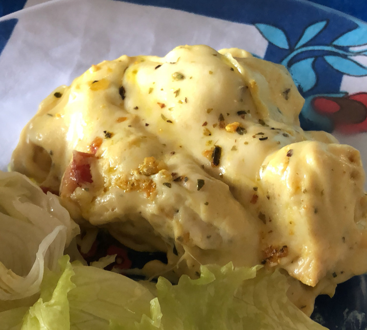 Filé de frango no molho de mostarda