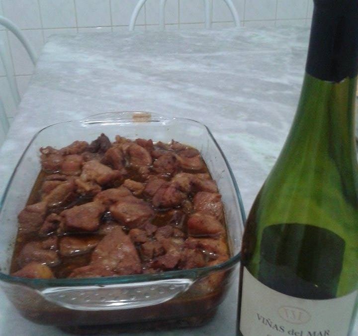 Porco gostoso de restaurante Chinês