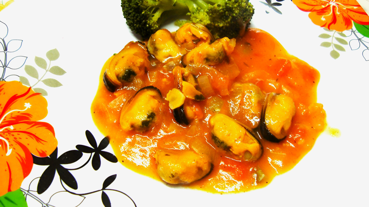 Mexilhão ao sugo