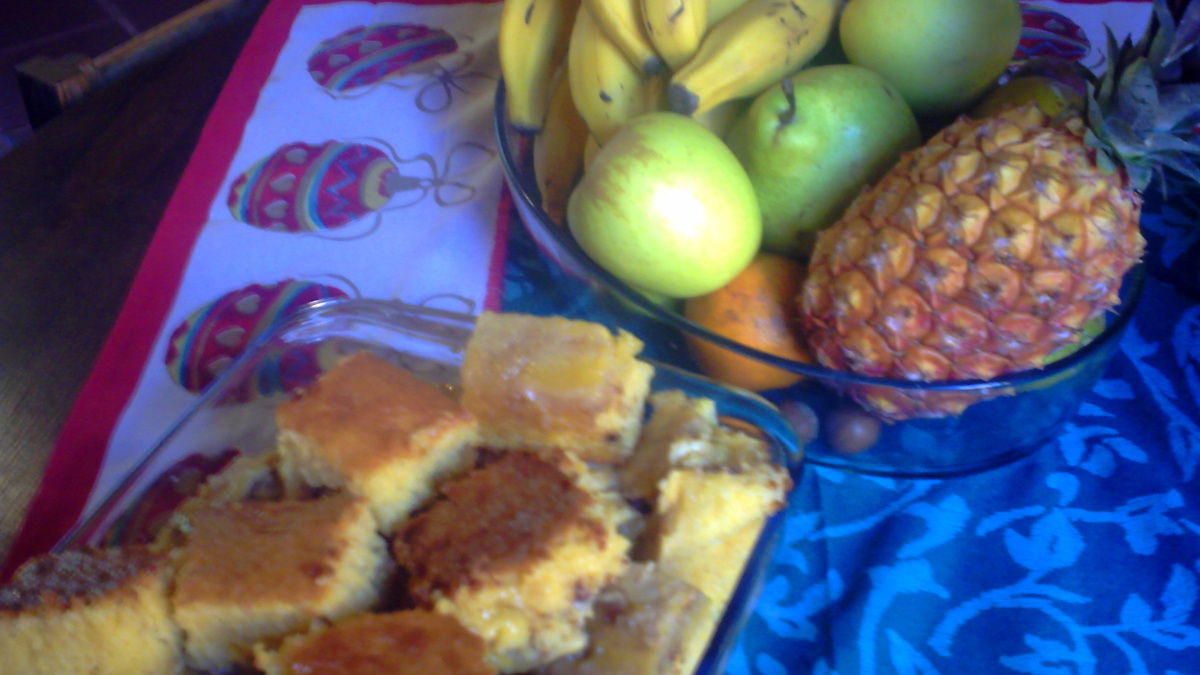 Delicioso bolo de banana caramelada