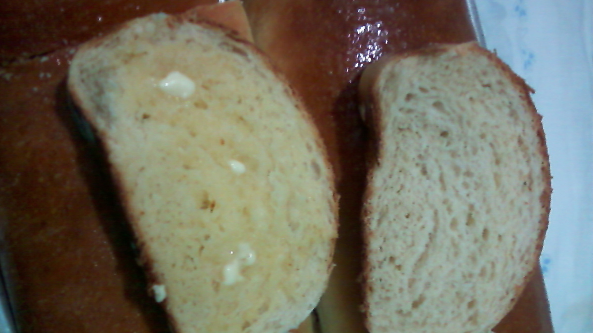 Pão caseiro simples