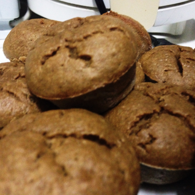 Muffin de banana com aveia