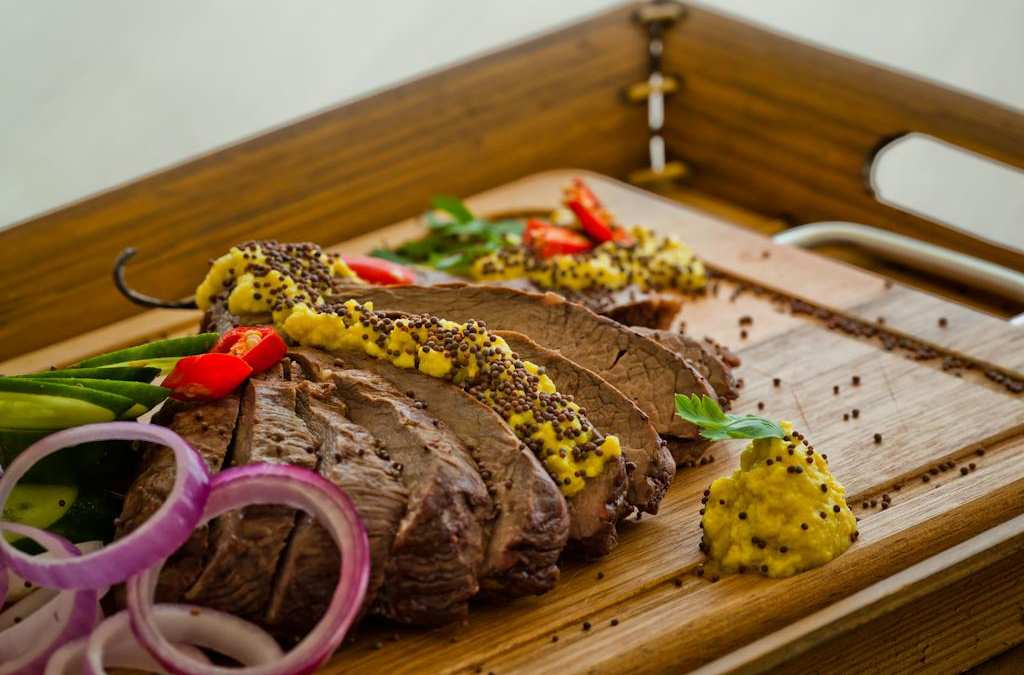 Picanha ao molho de mostarda