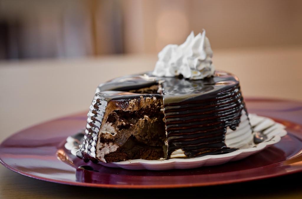 Bolo de chocolate para aniversário