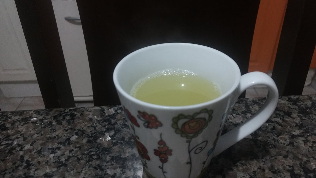 Chá de laranja delicioso