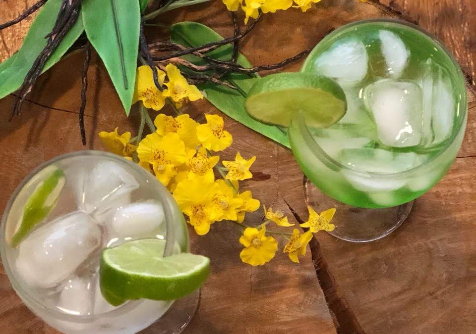 Gin de maçã verde ou limão (xarope)
