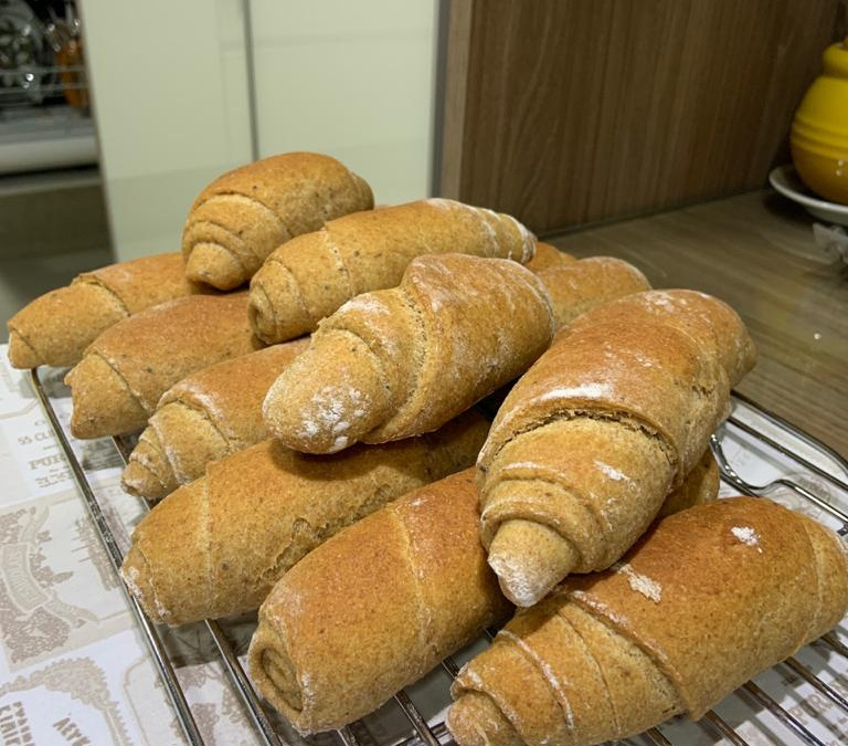 Pão com farinha integral e batata-doce