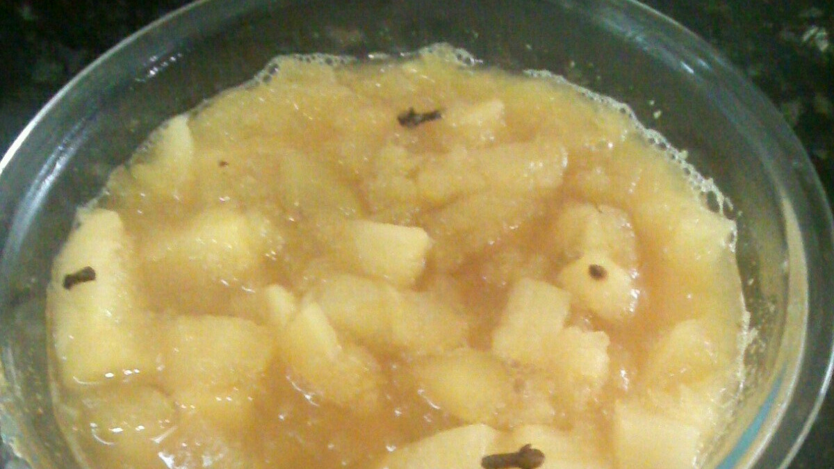 Compota diet (pêra, maçã ou abacaxi)