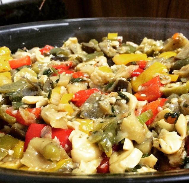 Caponata de berinjela