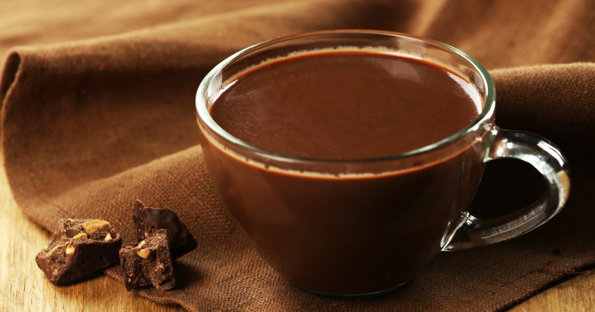 Creme de chocolate - Chocolate quente cremoso