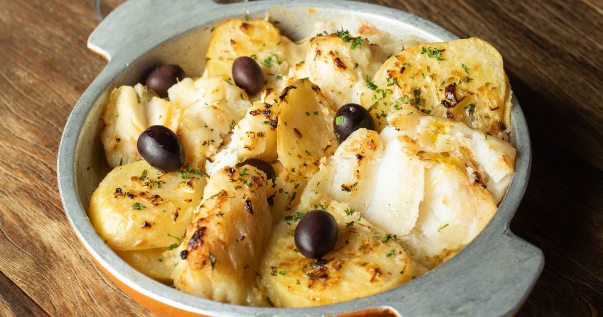 Bacalhau na airfryer