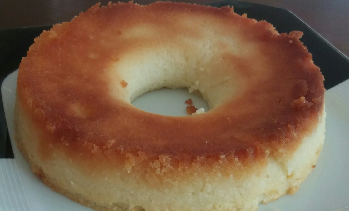Pudim de arroz cozido
