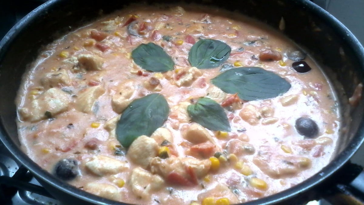 Frango cremoso fácil