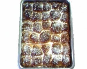 Rosca doce de leite condensado com goiabada