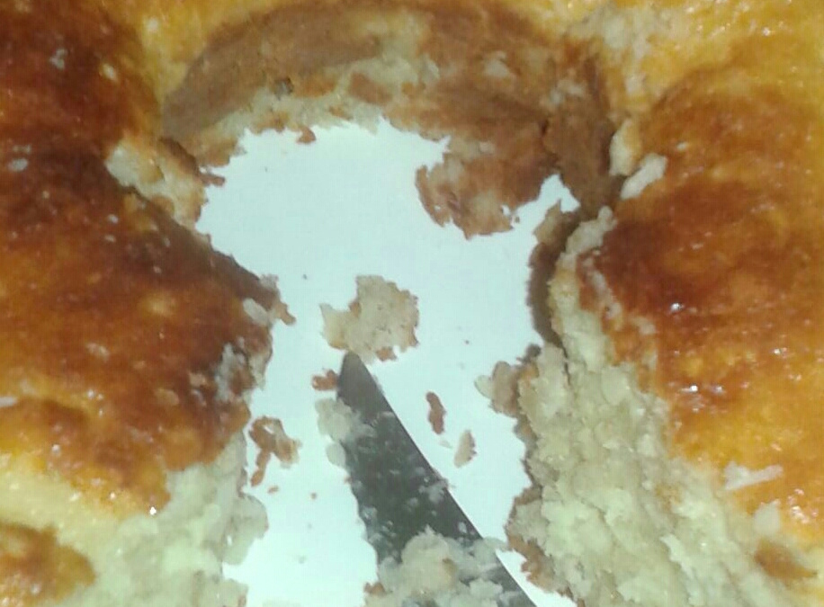 Bolo de farinha de tapioca