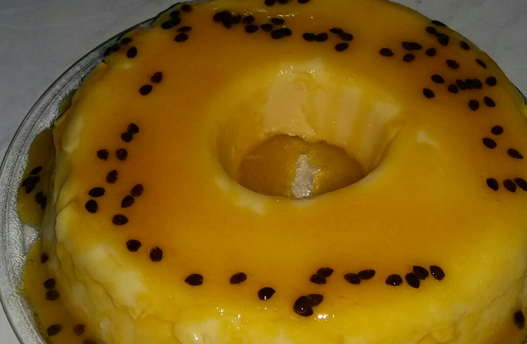 Delicioso pudim de maracujá