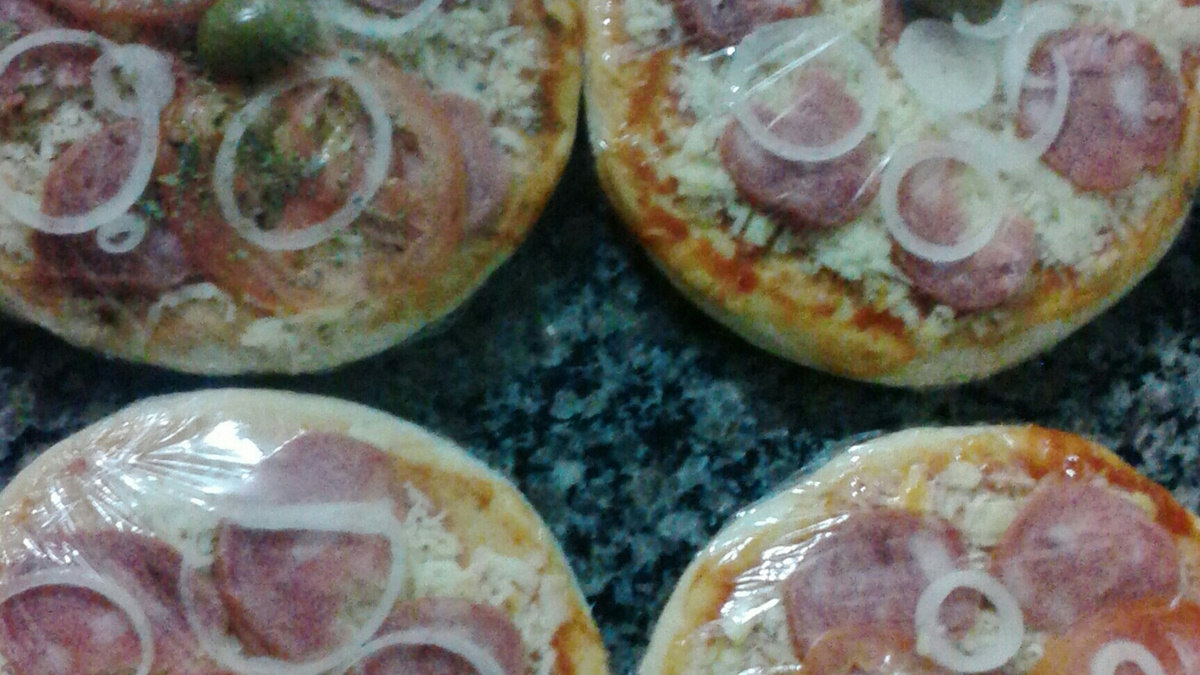 Mini-pizza deliciosa
