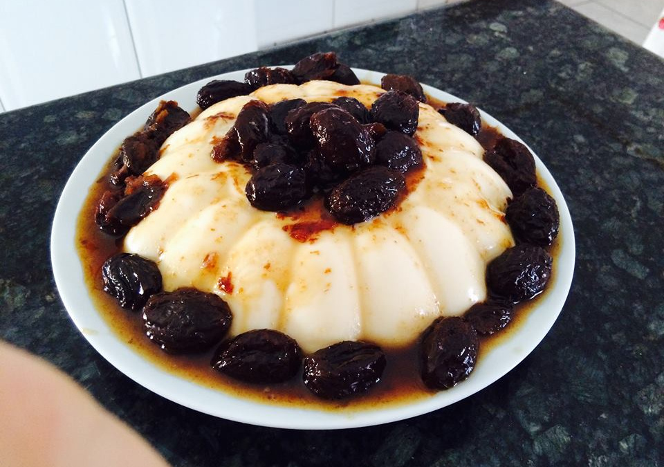 Flan especial (calda de ameixas)