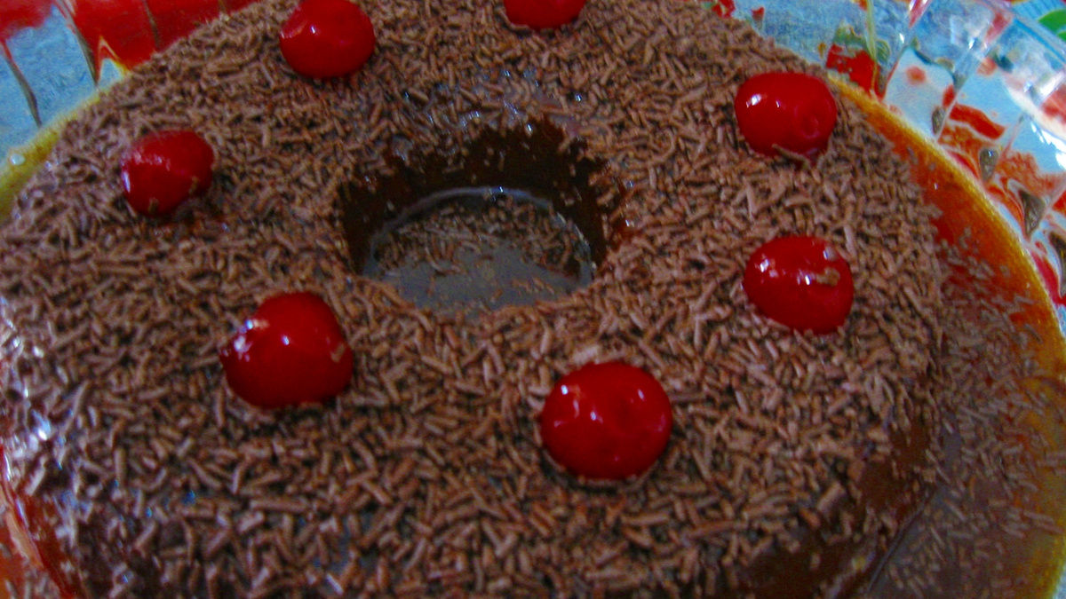 Pudim de brigadeiro