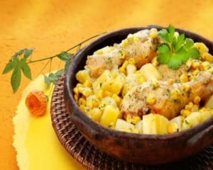 Frango com batata