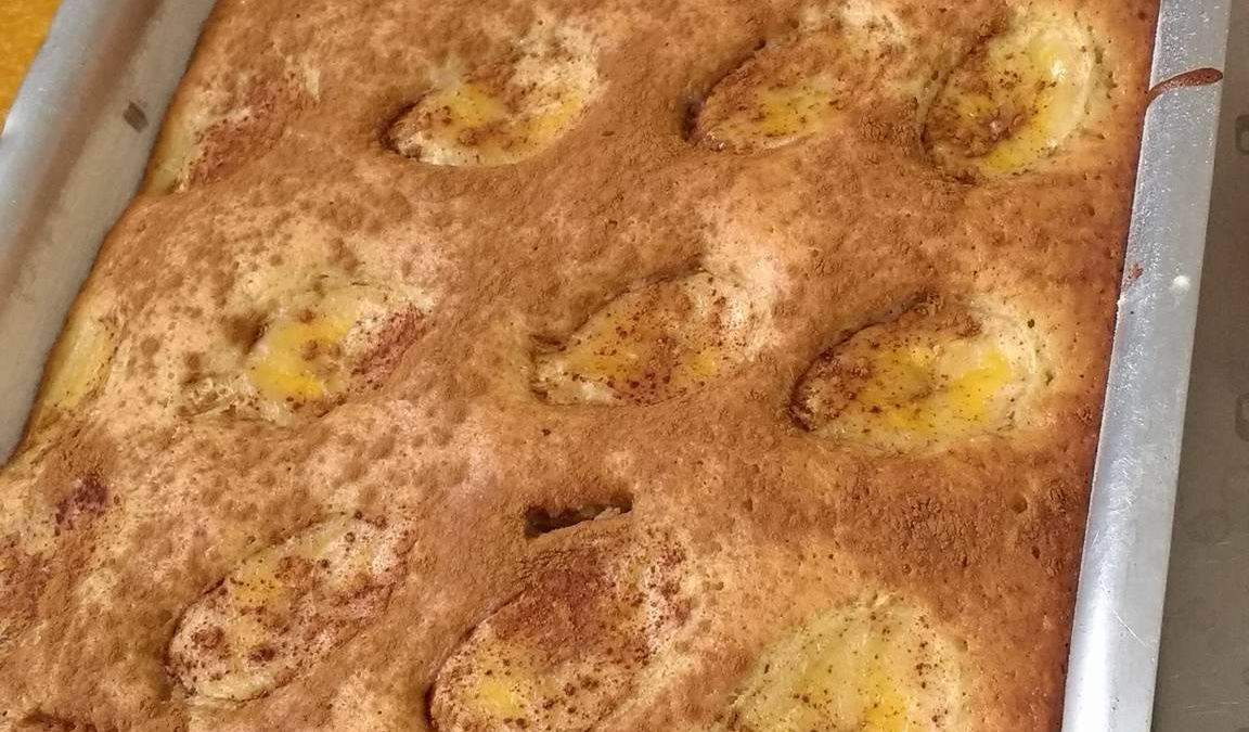 Bolo de banana rápido