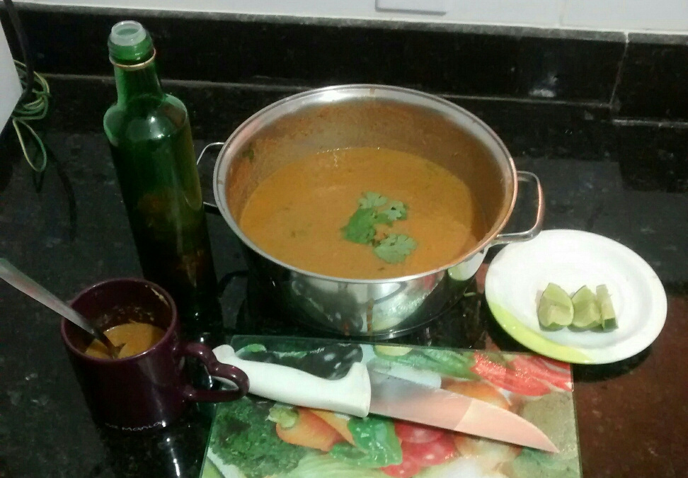 Caldo de sururu ou mexilhão