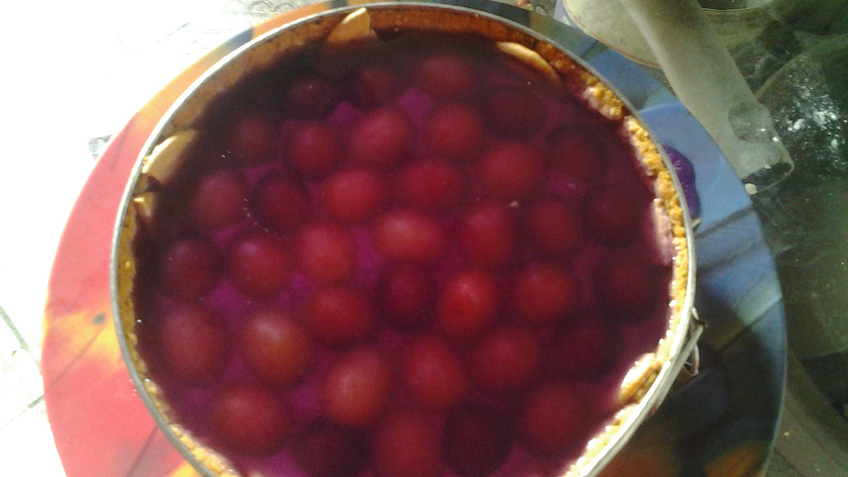 Torta fácil com biscoitos