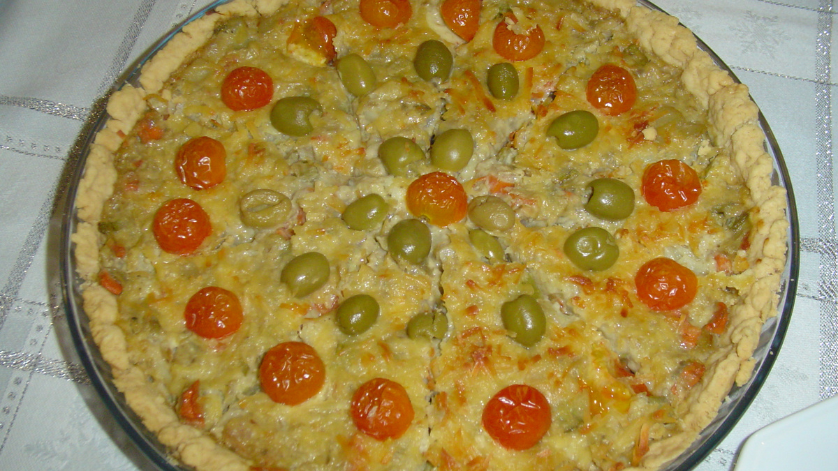 Quiche light de verão