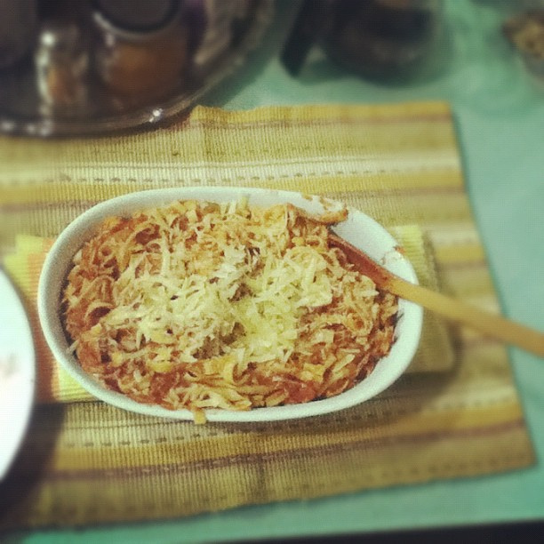 Espaguete com molho de tomate