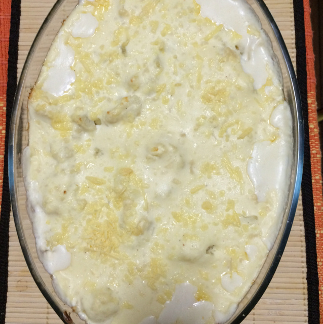 Couve-flor gratinada