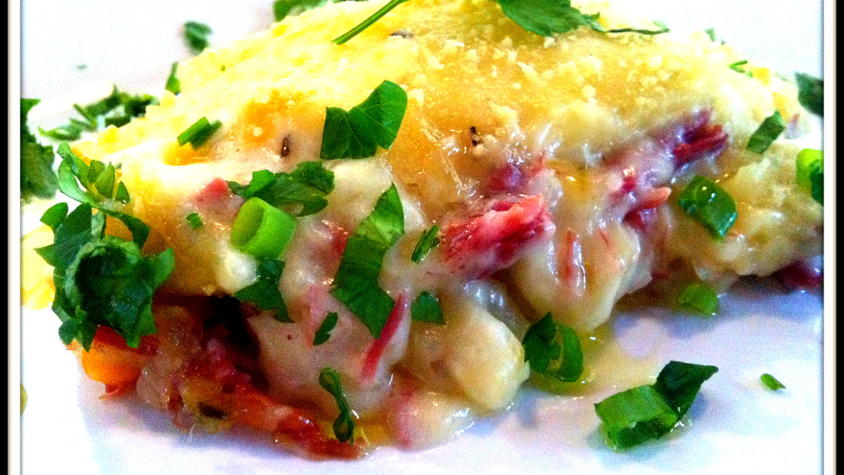 Escondidinho de carne seca - levíssimo