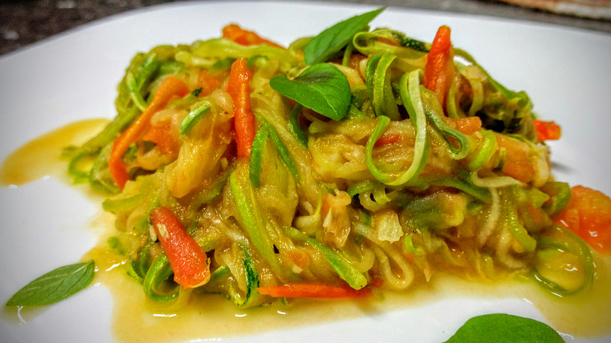 Macarrão de abobrinha do Marcão