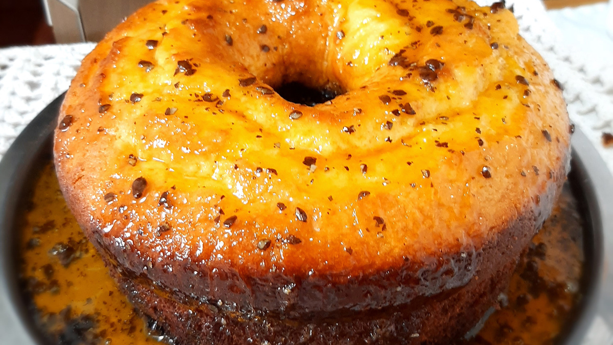 Bolo de maracujá