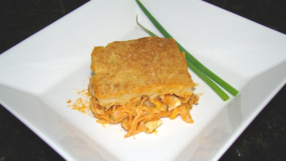 Bolo de frango delicioso