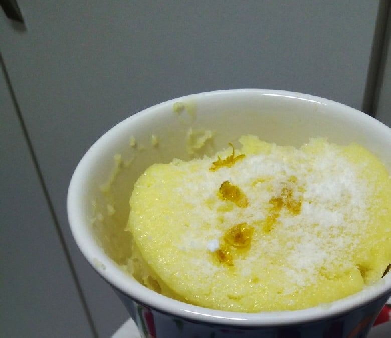Bolo de laranja de caneca (sem leite)