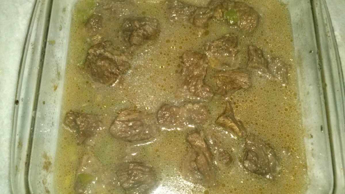 Carne de panela suculenta