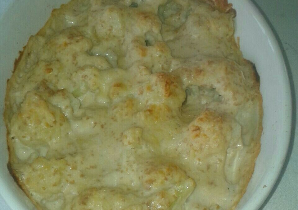 Couve-flor recheada deliciosa